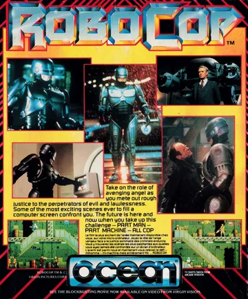 Robocop (UK) (1989) (Trainer) box cover back